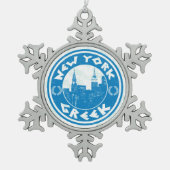 New York Ornament met de Amerikaanse kerstboom (Voorkant)