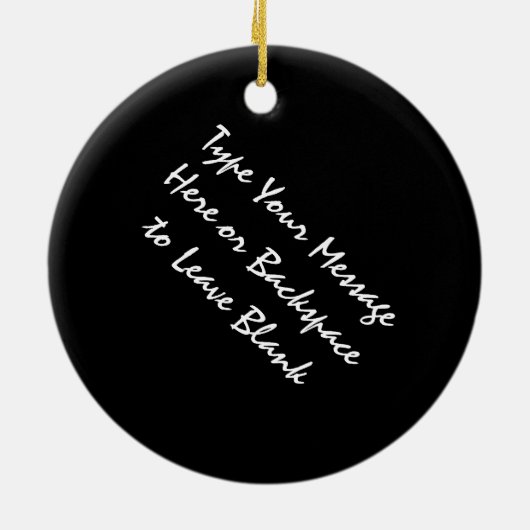 New York Ornament Personalized Souvenir Decoration (Achterkant)