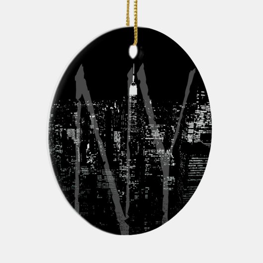 New York Ornament Personalized Souvenir Decoration (Rechts)