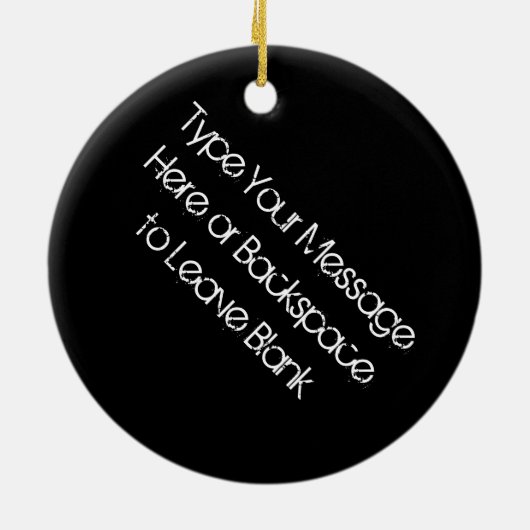 New York Ornament Personalized Souvenir Decoration (Achterkant)