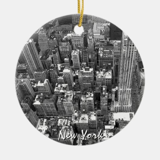 New York Ornament Personalized Souvenir Decoration (Voorkant)