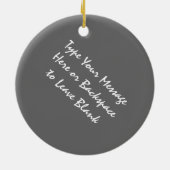 New York Ornament Personalized Souvenir Decoration (Achterkant)