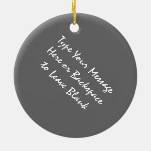 New York Ornament Personalized Souvenir Decoration (Achterkant)