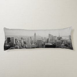 New York Panoramic Skyline Lichaamskussen