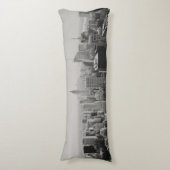 New York Panoramic Skyline Lichaamskussen (Voorkant Verticaal)