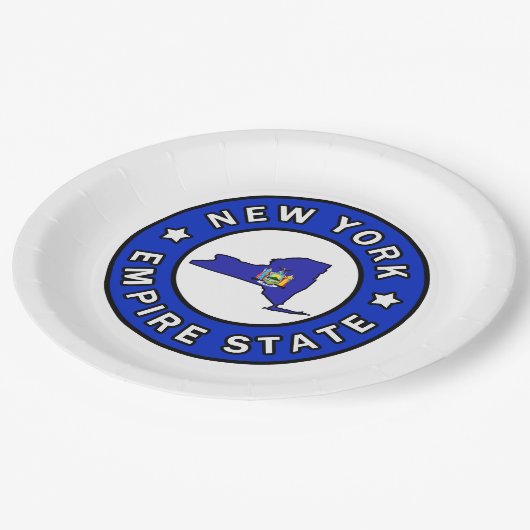 New York Papieren Bordje (Gekanteld)