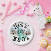 New York Papieren Bordje (Feest)