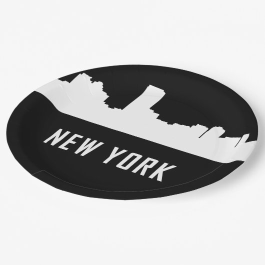 New York Papieren Bordje (Gekanteld)