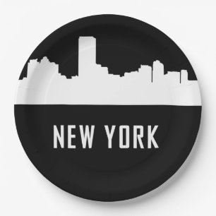 New York Papieren Bordje