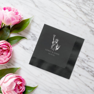 New York Passport Folie Servetten