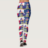 New York Patriotic Flag Fun Leggings (Achterkant)