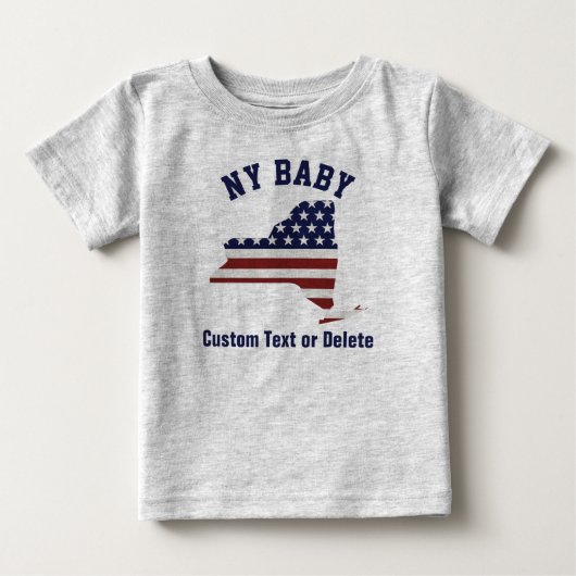 New York | Patriotic USA Flag | Jouw tekst of stad (Voorkant)