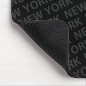 New York Pattern Dark Grey Muismat (Hoek)