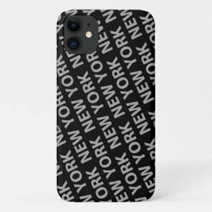 New York Pattern Gray Case-Mate iPhone Case