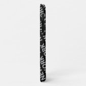 New York Pattern Gray Case-Mate iPhone Case (Achterkant/links)