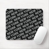 New York Pattern Gray Muismat (Met muis)