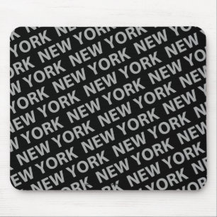 New York Pattern Gray Muismat
