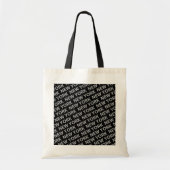 New York Pattern Gray Tote Bag (Voorkant)