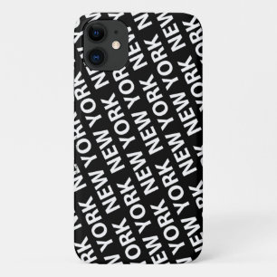 New York Pattern White Hoesje-Mate iPhone Case