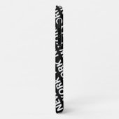 New York Pattern White Hoesje-Mate iPhone Case (Achterkant/links)