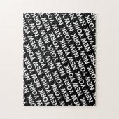 New York Pattern White Legpuzzel (Verticaal)