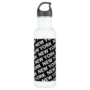 New York Pattern White Waterfles