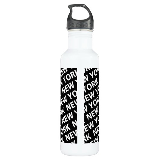 New York Pattern White Waterfles (Achterkant)