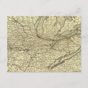 New York, Pennsylvania en Ohio Railroad Briefkaart
