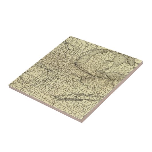 New York, Pennsylvania en Ohio Railroad Tegeltje (Zijkant)