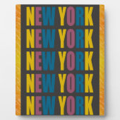 New York Photo Plaque Fotoplaat (Voorkant)