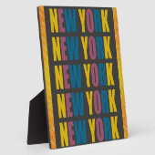 New York Photo Plaque Fotoplaat (Zijkant)