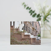 New York Photography NYC Brownstone Upper West Briefkaart (Staand voorkant)
