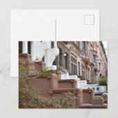 New York Photography NYC Brownstone Upper West Briefkaart (Voorkant / Achterkant)
