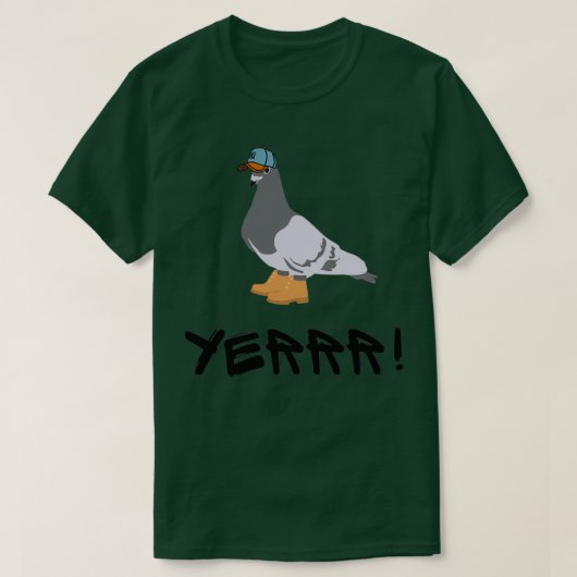 New York Pigeon Timbs Yerrr 1 T-shirt (Design voorkant)