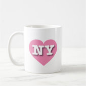 New York Pink Heart - Ik hou van NY Koffiemok (Links)