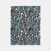 New York plaatsnamen, NYC straten Fleece Deken (Voorkant)