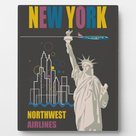 New York Plaque Fotoplaat (Voorkant)