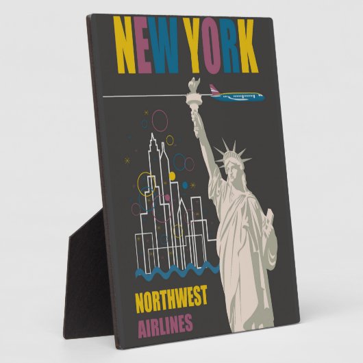 New York Plaque Fotoplaat (Zijkant)