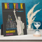 New York Plaque Fotoplaat (Zijkant)