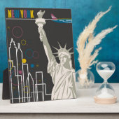 New York Plaque Fotoplaat (Zijkant)