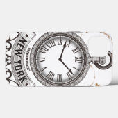 New York Pocket Watch Case-Mate iPhone Case (Achterkant (horizontaal))