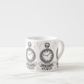 New York Pocket Watch Espresso Kop (Voorkant rechts)