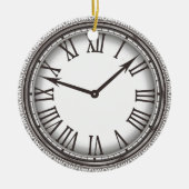 New York Pocket Watch Ornament Round (Voorkant)