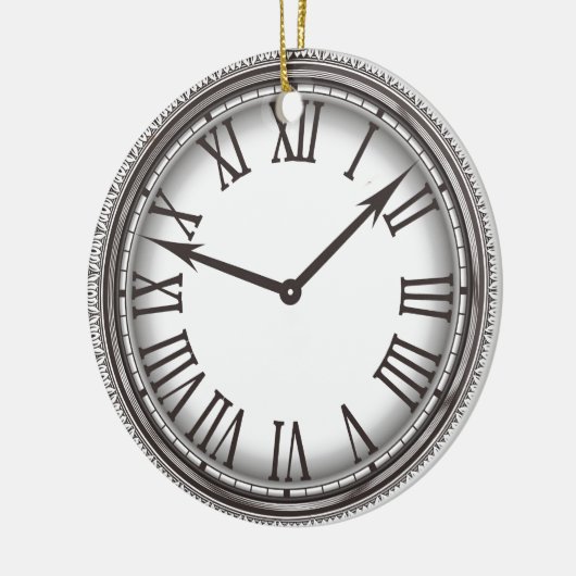 New York Pocket Watch Ornament Round (Links)