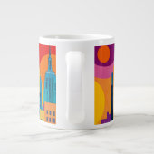 New York Pop Art Grote Koffiekop (Achterkant)
