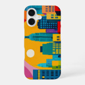 New York Pop Art iPhone 16 Hoesje (Achterkant)