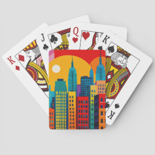 New York Pop Art Pokerkaarten