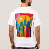New York Pop Art T-shirt (Achterkant)