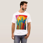 New York Pop Art T-shirt (Voorkant volledig)