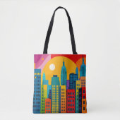 New York Pop Art Tote Bag (Voorkant)